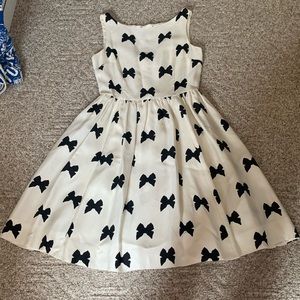 Kate Spade Carolyn Bow Black & White Dress 4